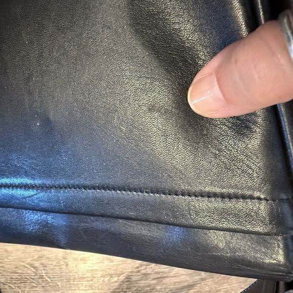 Vintage Coach 4125 Bistro Shoulder Bag Black Leather - Picture 6 of 15